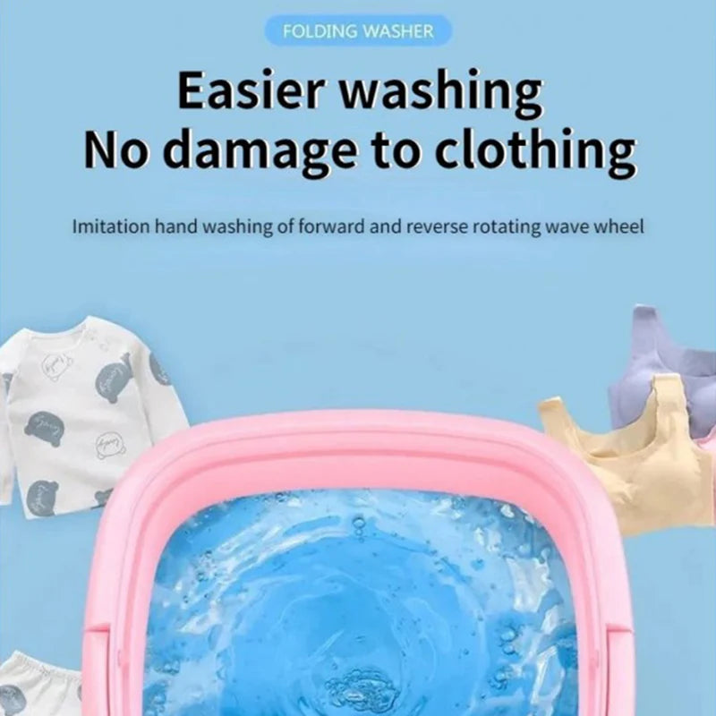 FoldWash Mini - Portable Foldable Washing Machine