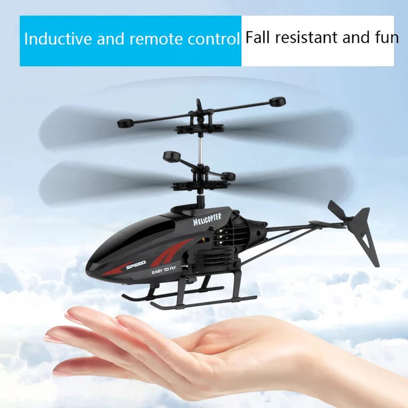 SkyFly Mini RC Helicopter - USB Rechargeable Remote Control Copter (1 Pc)