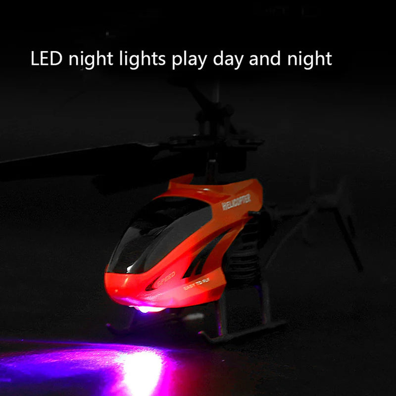 SkyFly Mini RC Helicopter - USB Rechargeable Remote Control Copter (1 Pc)