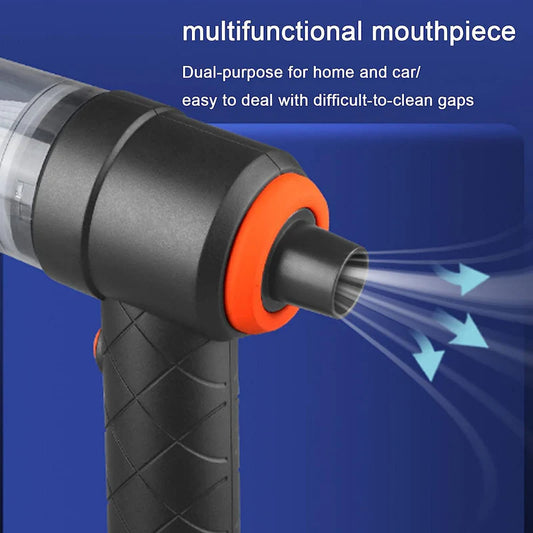 DustBlitz Pro - 2 in 1 Wireless Mini Vacuum Cleaner