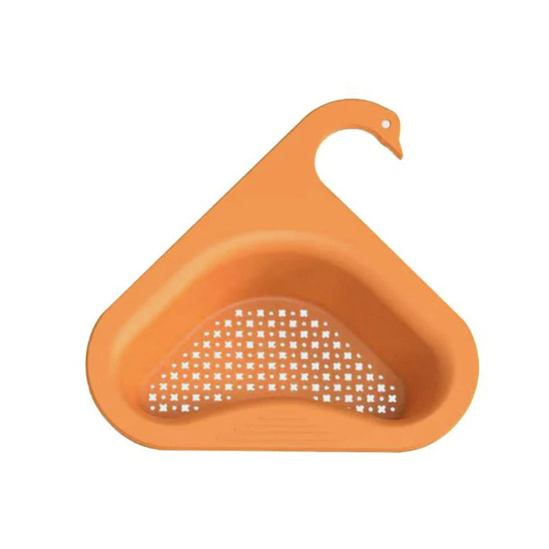 SwanSink Strainer - Corner Drain Basket for Kitchen & Wash Basins