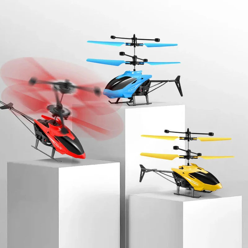 SkyFly Mini RC Helicopter - USB Rechargeable Remote Control Copter (1 Pc)