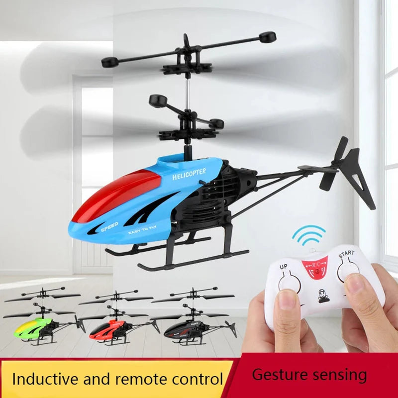 SkyFly Mini RC Helicopter - USB Rechargeable Remote Control Copter (1 Pc)