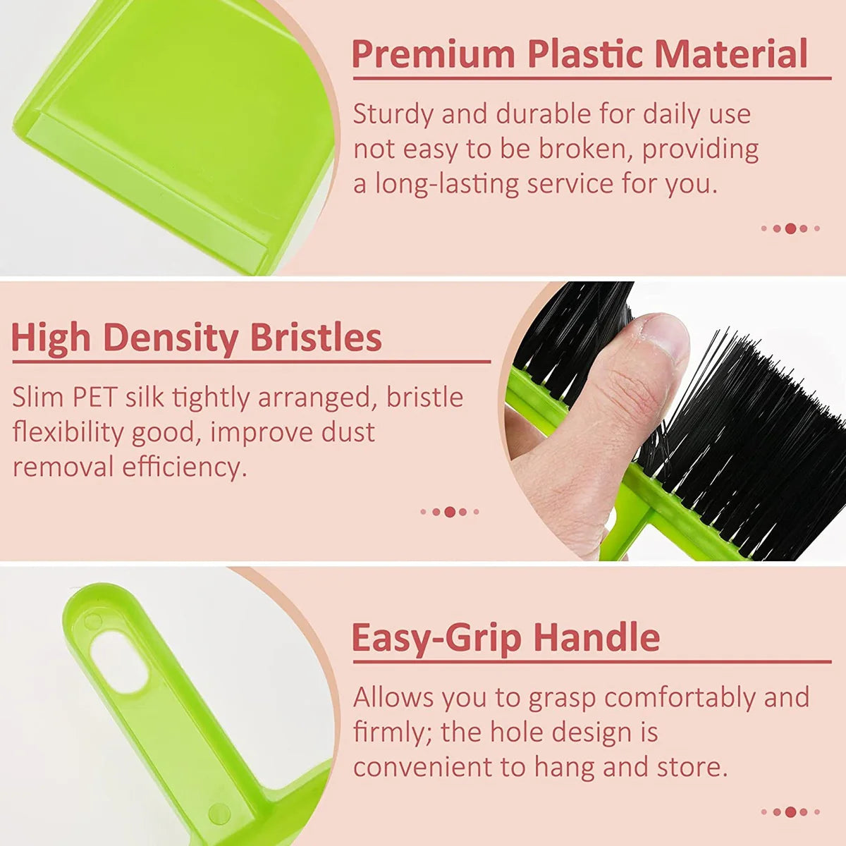 CleanSweep Duo - Dustpan & Brush Set (Big Size)