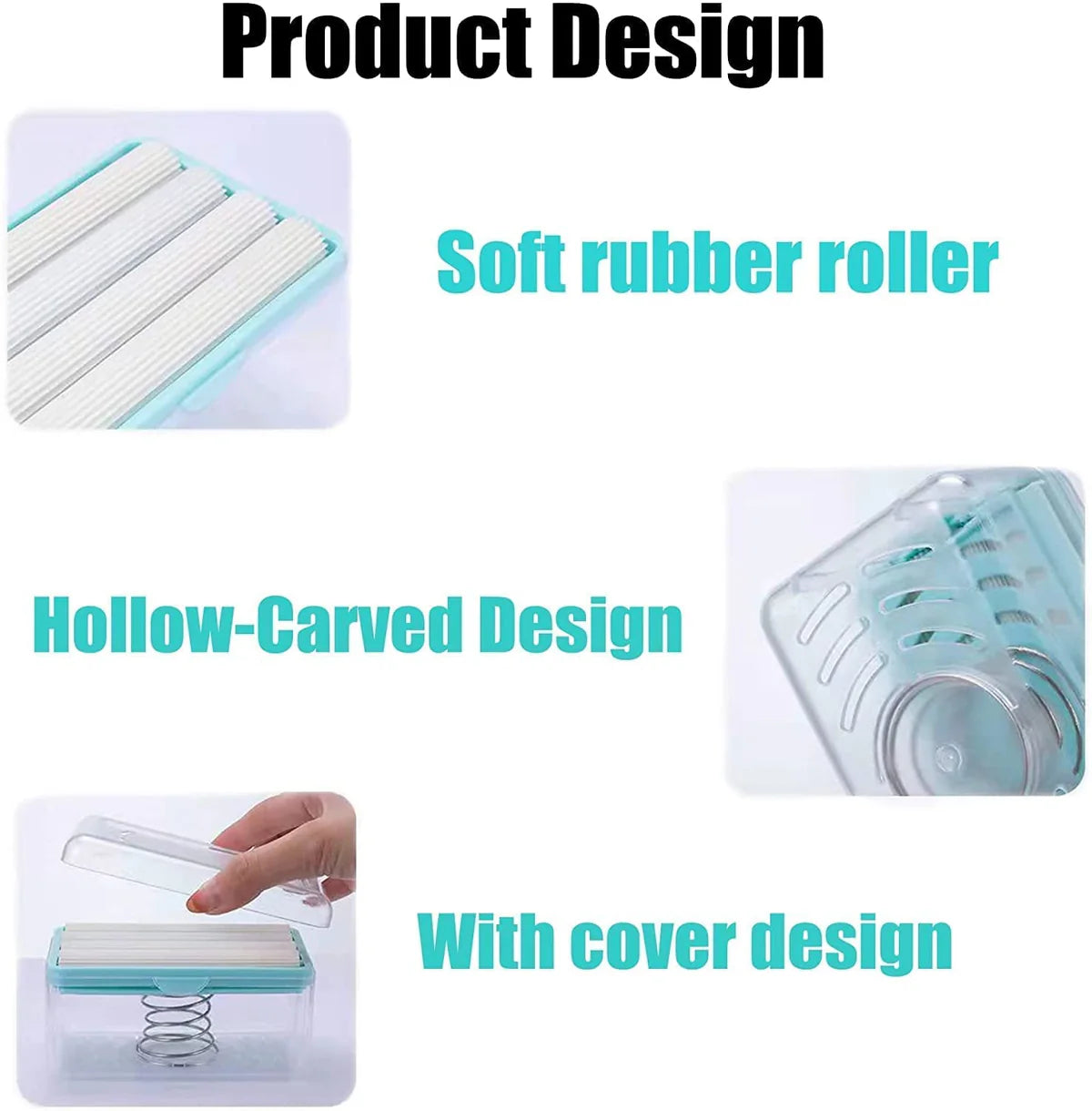 RollFoam Pro - 2 in 1 Soap Roller with Storage Case